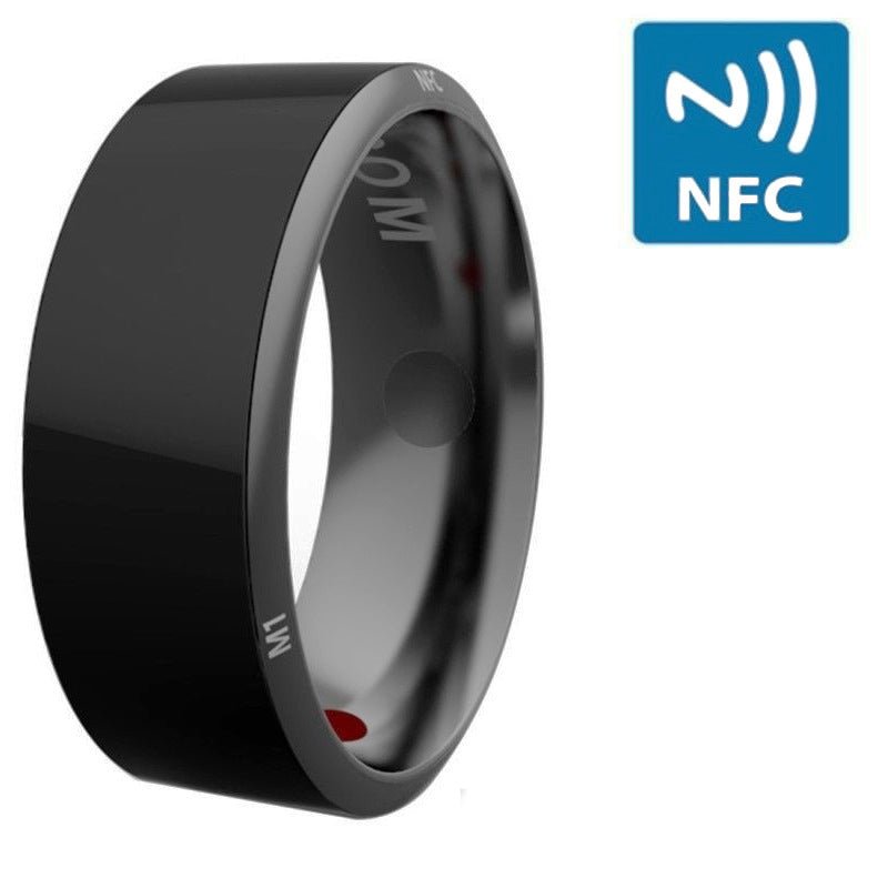 Smart Ring Wearable Device Multifunctional Black High - tech - AGB LuxeDrop