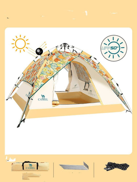 Thickened Automatic Folding Picnic Rainproof Beach Camping Equipment - AGB LuxeDrop