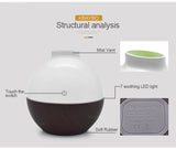 Wood grain home office desk mute humidifier - AGB LuxeDrop