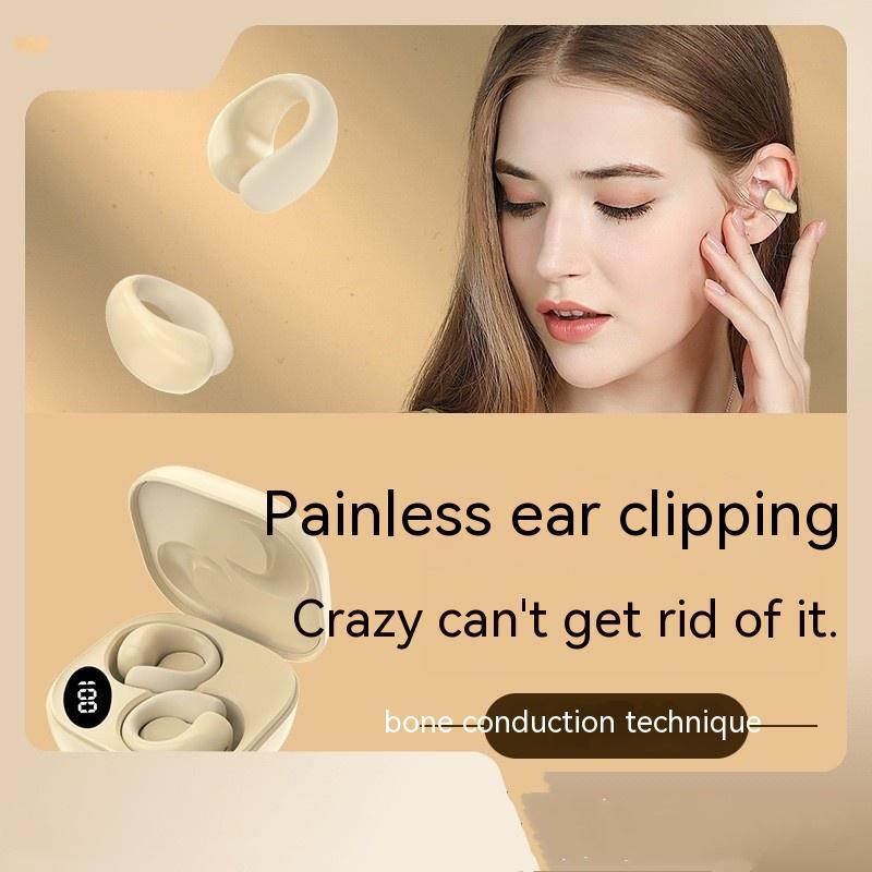 Digital Display Earclip Bluetooth Earphones - AGB LuxeDrop