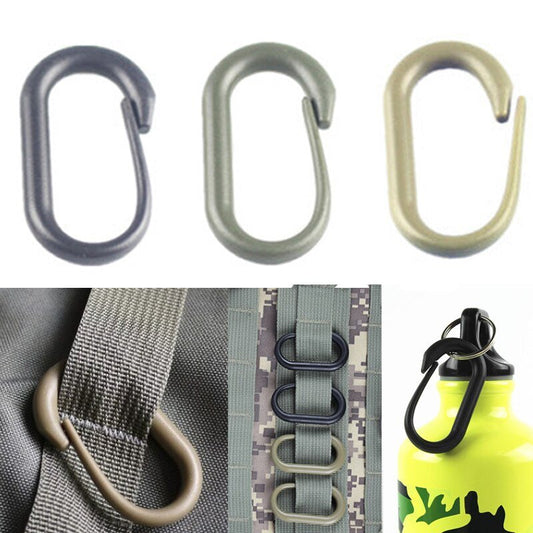 Plastic Oval Hanging Buckle Carabiner Hanging DIY Accessories Backpack Accessories - AGB LuxeDrop