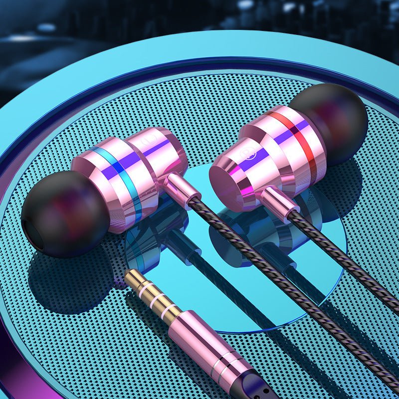 Metal Earphones High - end Wired Earphones - AGB LuxeDrop