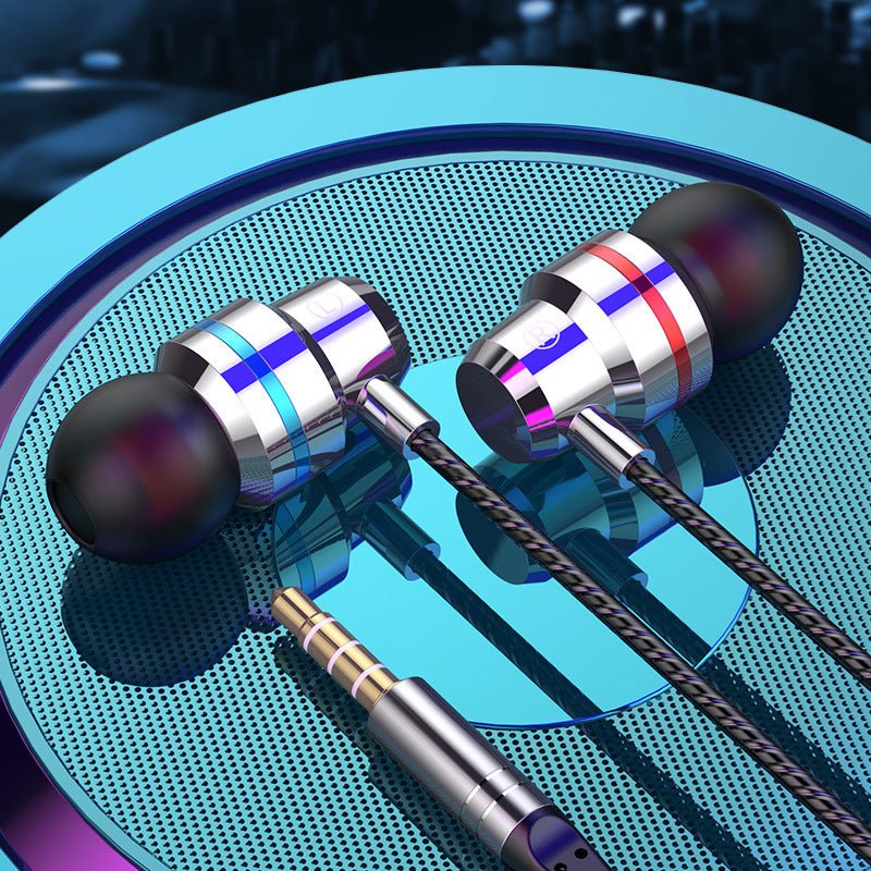 Metal Earphones High - end Wired Earphones - AGB LuxeDrop