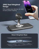 Folding Magnetic Wireless Charger Charger Desktop Bracket - AGB LuxeDrop