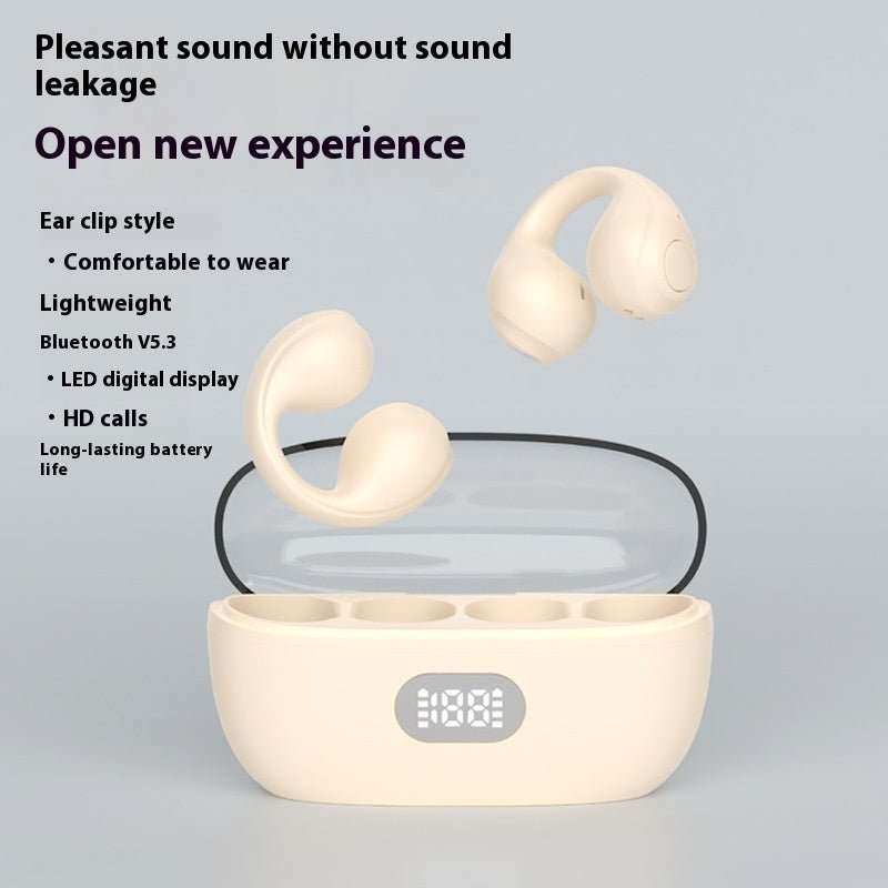 Large Power Clip - on Wireless Sports Earphones - AGB LuxeDrop