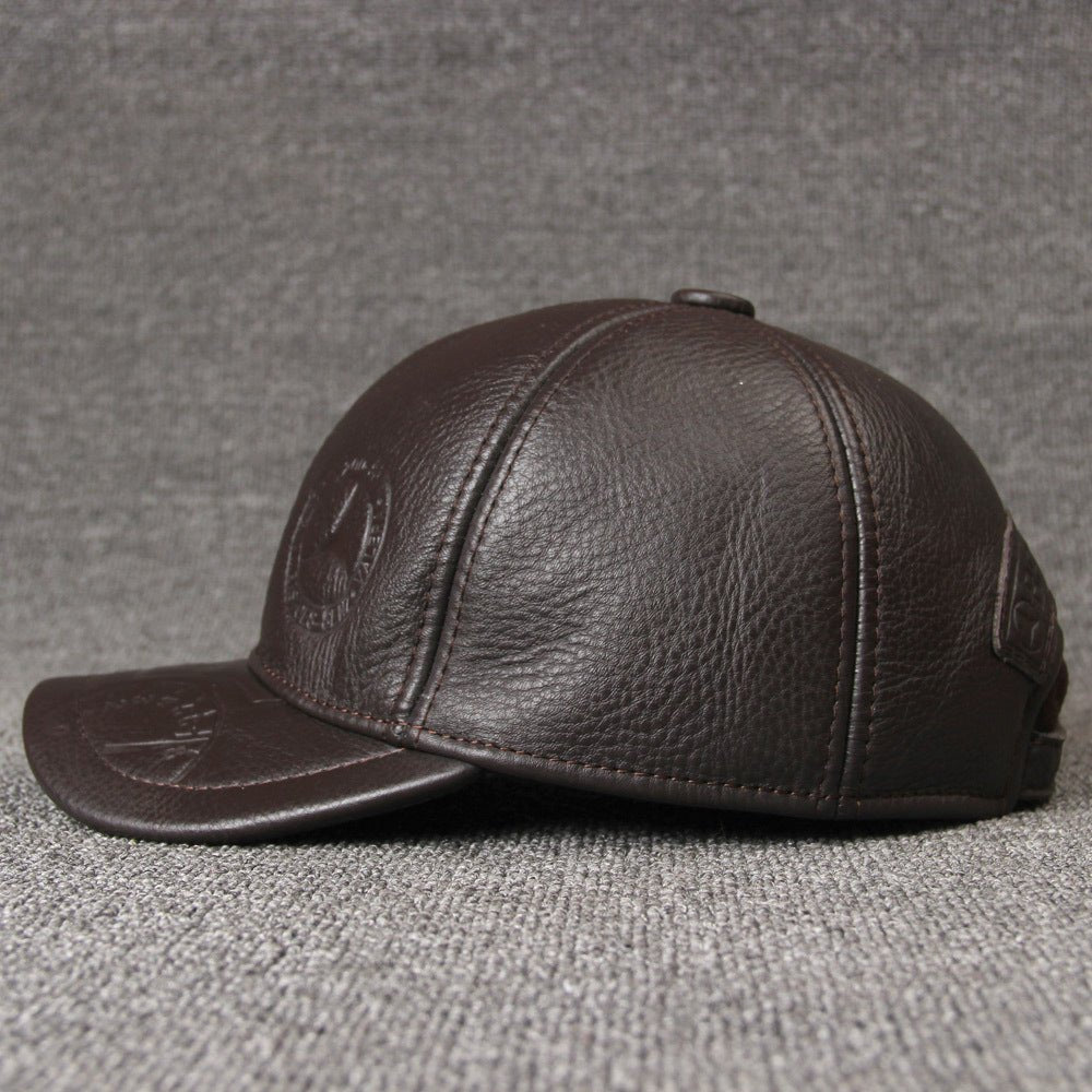 Monochrome cowhide hat - AGB LuxeDrop
