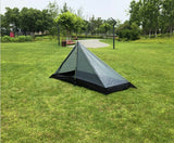 Portable camping pyramid tent single outdoor equipment camping supplies - AGB LuxeDrop