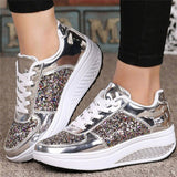 Sequin women's sneakers - AGB LuxeDrop