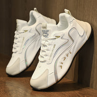 Fashion Colorblock Lace-up Sneakers For Men Sports Shoes