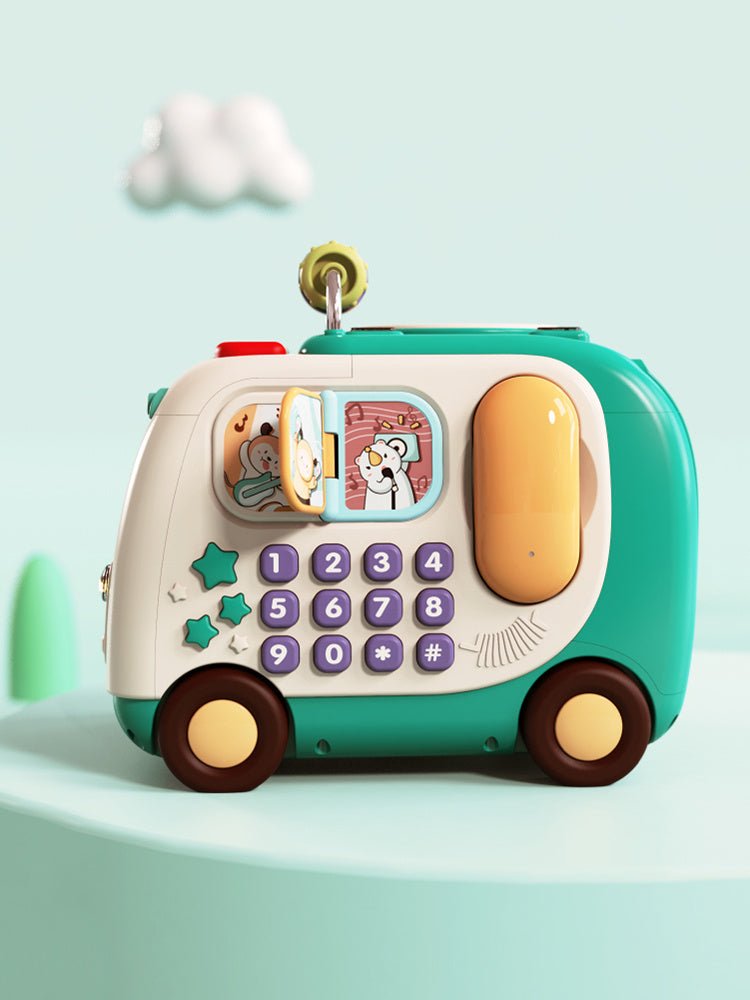 Happy Children's Toys For Boys And Girls, Babies, Brains, Hands, Drums, Toys, Hexahedron, Bus, Gift - AGB LuxeDrop