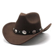 Minority Style Woolen Western Couple Cowboy Hats - AGB LuxeDrop