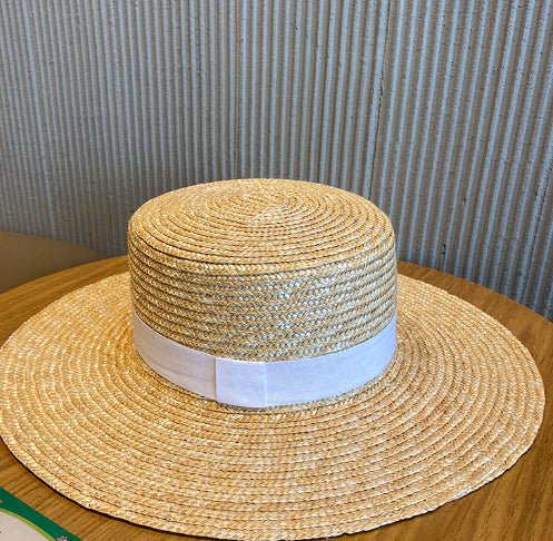 Woven Raffia Straw Hat Female Sunscreen Sunshade - AGB LuxeDrop