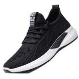 New Spring And Summer Sports Running Shoes Breathable Fly Woven Breathable Comfortable Non - slip Casual Fashion Men's Sneakers - AGB LuxeDrop