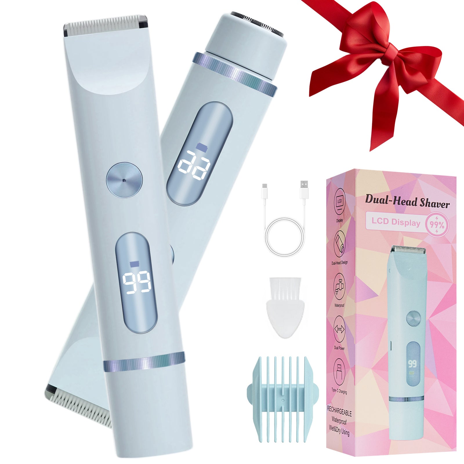 Only Private Parts Armpit Double - headed Lady Shaver Electric Mute - AGB LuxeDrop