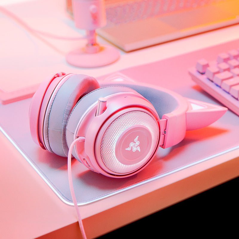 Glowing cat earphones - AGB LuxeDrop