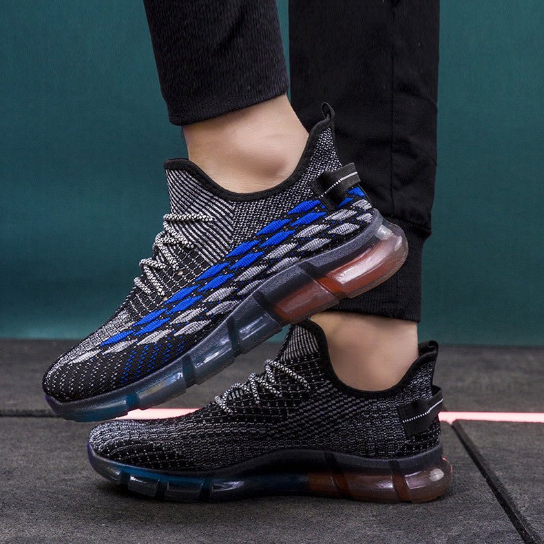 Spring And Autumn Summer New Breathable Sneakers Flyknit Surface All - matching Running Shoes - AGB LuxeDrop