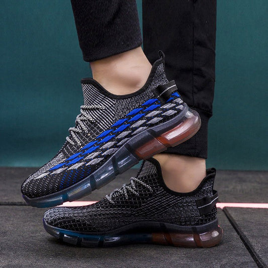 Spring And Autumn Summer New Breathable Sneakers Flyknit Surface All - matching Running Shoes - AGB LuxeDrop