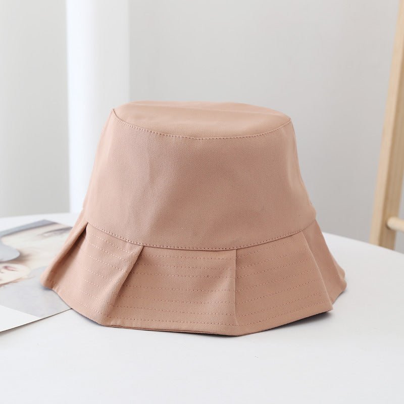 Women Sun Hats Female Summer Solid Outdoor Fisherman Hat - AGB LuxeDrop