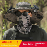 Long Endurance Lithium Battery Fan Solar Charging Wind Sun Protection Hat - AGB LuxeDrop