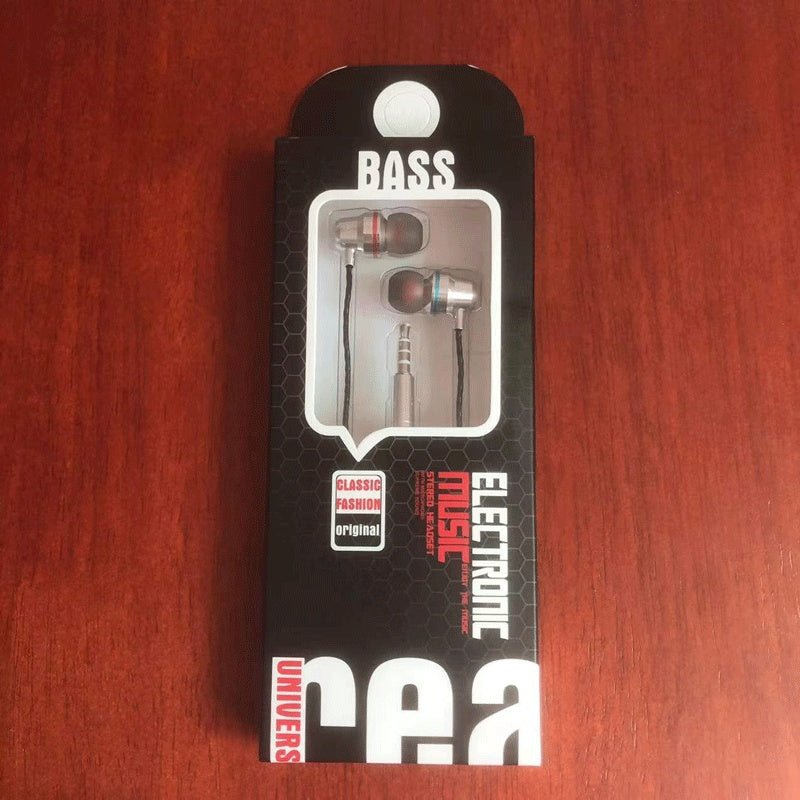 Metal Earphones High - end Wired Earphones - AGB LuxeDrop