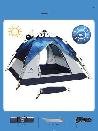 Thickened Automatic Folding Picnic Rainproof Beach Camping Equipment - AGB LuxeDrop