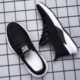 New Spring And Summer Sports Running Shoes Breathable Fly Woven Breathable Comfortable Non - slip Casual Fashion Men's Sneakers - AGB LuxeDrop