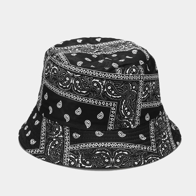 Bandana Print Bucket Hats With Multiple Colorways - AGB LuxeDrop
