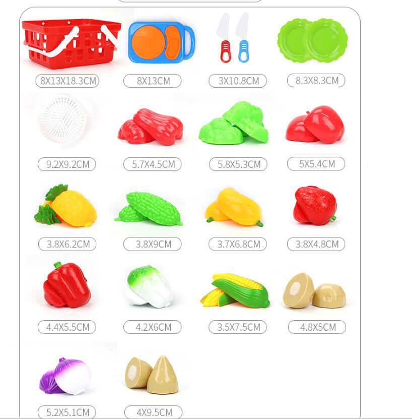 Children Cut Fruit, Toys, Kitchens, Vegetables, Babies, Boys and Girls Cut Steamed buns, Cherry Suit - AGB LuxeDrop