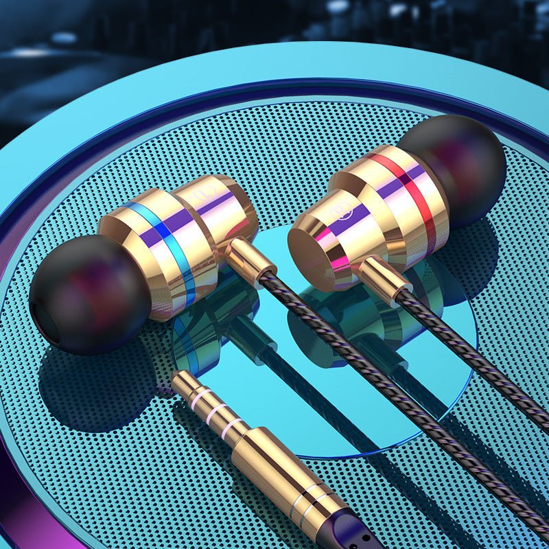 Metal Earphones High - end Wired Earphones - AGB LuxeDrop