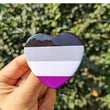 Creative Heart Shaped Rainbow Flag Badge - AGB LuxeDrop