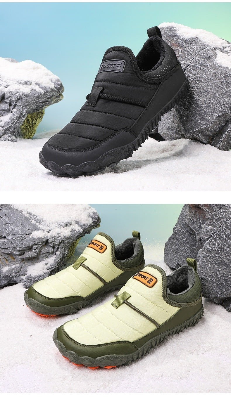 Snow Boots Outdoor Couple Leisure Non - slip Anti - velvet Warm Cotton Shoes - AGB LuxeDrop