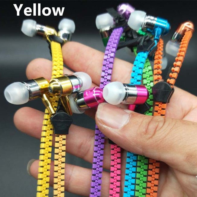 Glowing Zipper Earphones - AGB LuxeDrop