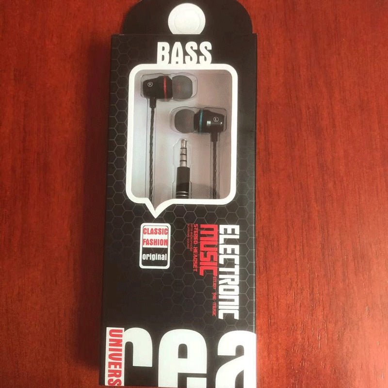 Metal Earphones High - end Wired Earphones - AGB LuxeDrop