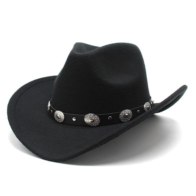 Minority Style Woolen Western Couple Cowboy Hats - AGB LuxeDrop