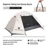 Outdoor Equipment Rain - proof Thickened Camping Three - point Tent Windproof Sunscreen Portable Folding Tent - AGB LuxeDrop