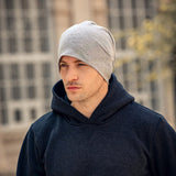 Solid Color Autumn Spring Beanies Hats For Man Male - AGB LuxeDrop