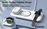 Folding Magnetic Wireless Charger Charger Desktop Bracket - AGB LuxeDrop