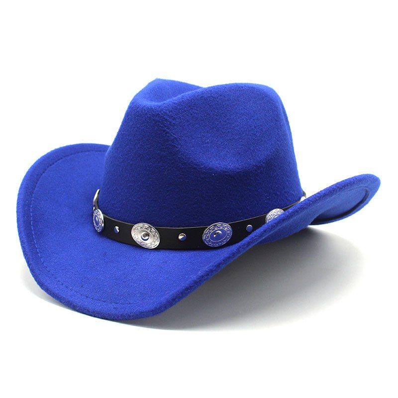 Minority Style Woolen Western Couple Cowboy Hats - AGB LuxeDrop