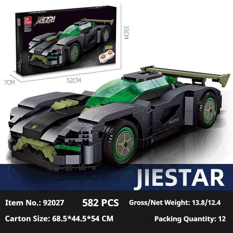 Assemble DIY Tech Sports Car Bricks - AGB LuxeDrop