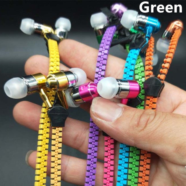 Glowing Zipper Earphones - AGB LuxeDrop