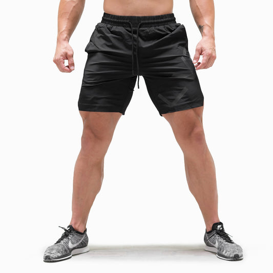 Men's Athleisure Cotton Stretch Workout Loose Shorts - AGB LuxeDrop