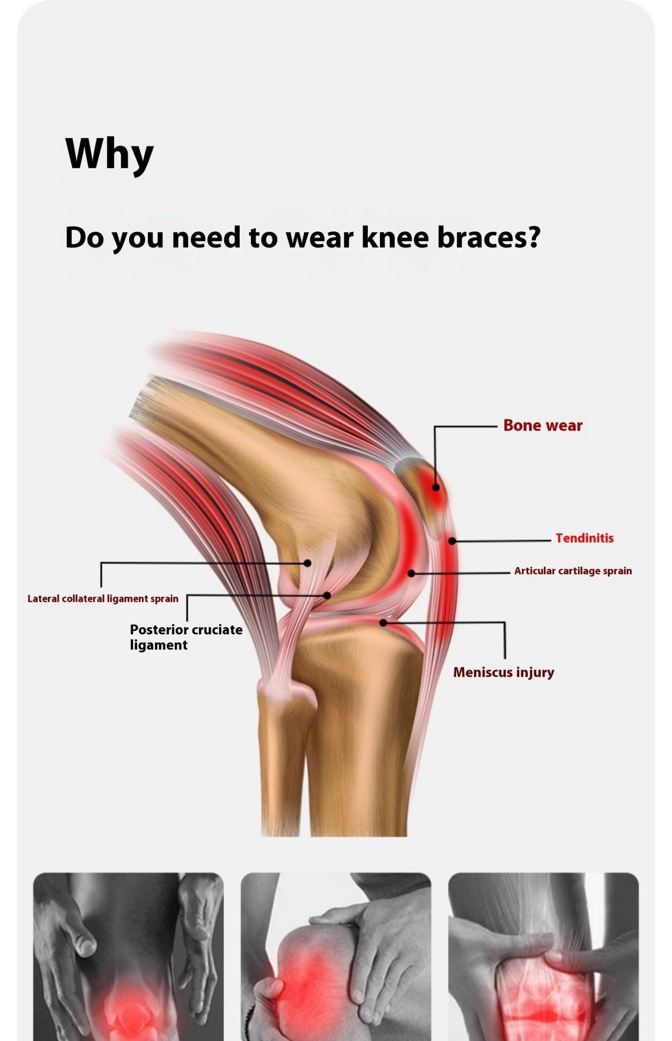 Outdoor Hiking Climbing Knee Pad Joint Sports Protective Gear - AGB LuxeDrop