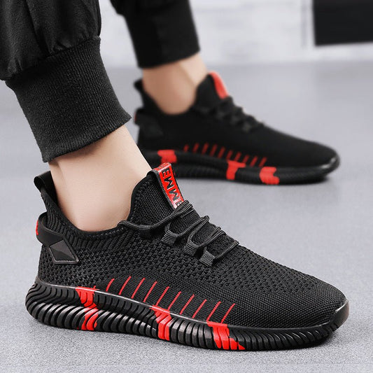 Mesh Sneakers Men Breathable Lightweight Running Shoes - AGB LuxeDrop