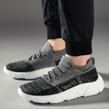 Spring And Summer Mesh Fly Woven Sneakers, Lightweight Running Shoes - AGB LuxeDrop