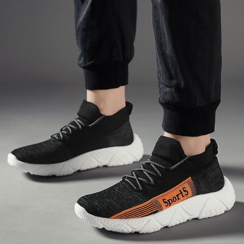 Spring And Summer Mesh Fly Woven Sneakers, Lightweight Running Shoes - AGB LuxeDrop