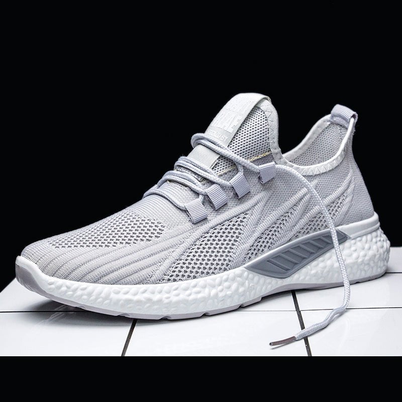 New Spring And Summer Sports Running Shoes Breathable Fly Woven Breathable Comfortable Non - slip Casual Fashion Men's Sneakers - AGB LuxeDrop