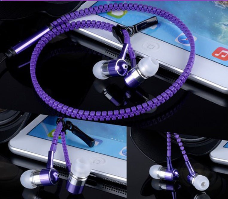 Glowing Zipper Earphones - AGB LuxeDrop