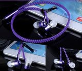 Glowing Zipper Earphones - AGB LuxeDrop