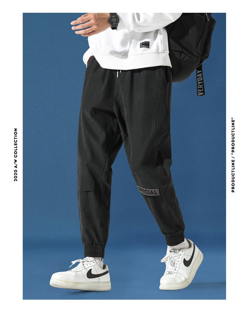 Men's Loose Reflective Beam Foot Athleisure Pants - AGB LuxeDrop