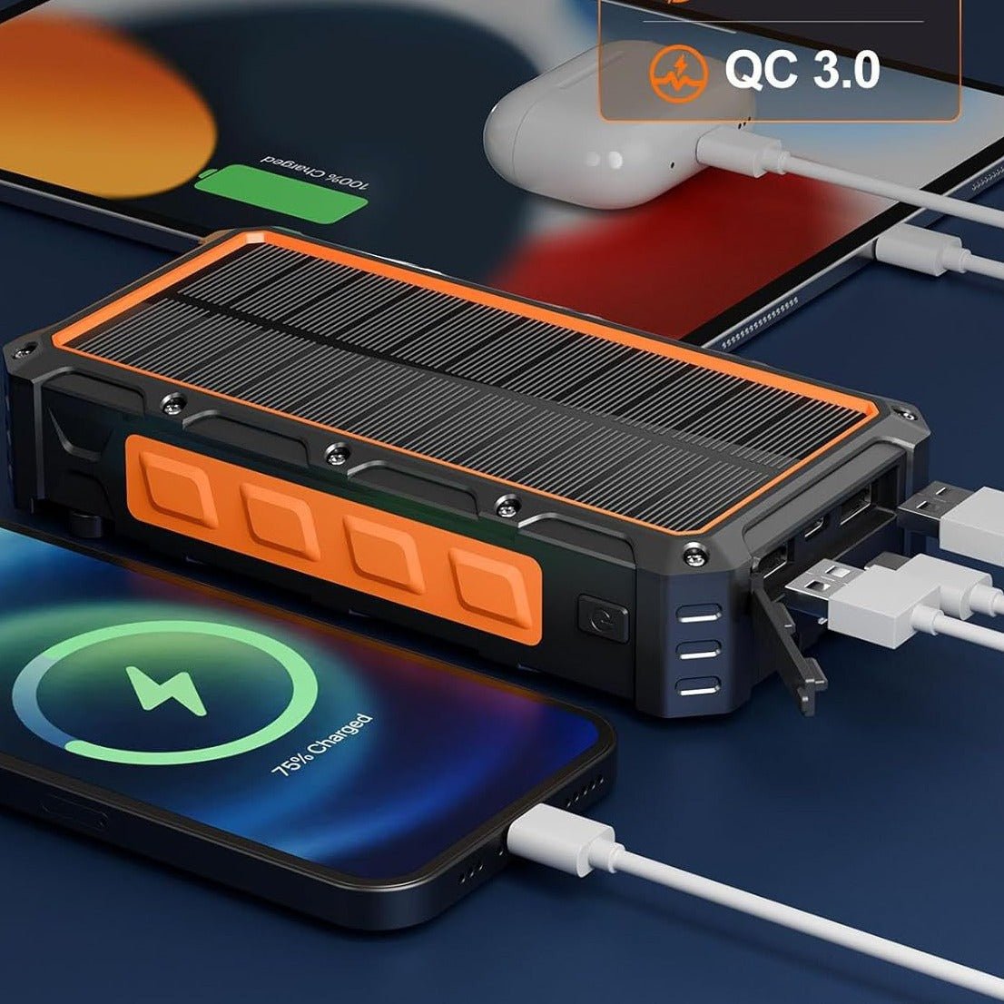 Solar Hand Power Generation Portable Wireless Charging Power Supply - AGB LuxeDrop